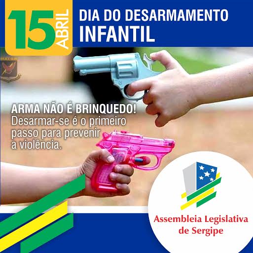 Sejusc alerta sobre os riscos do uso de armas de brinquedo, no Dia