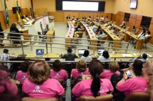 O câncer de mama foi debatido no plenário da Alese. Foto: Jadilson Simões