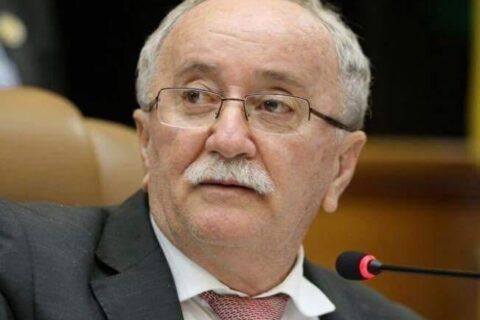 Foto de perfil do atual presidente da Alese, Luciano Bispo