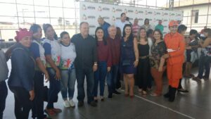 Presidente da Alese com Belivaldo e a equipe da Seidh