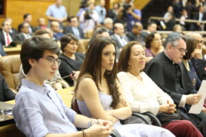 Familiares do homenageado