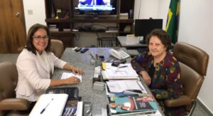 Goretti com a senadora Maria do Carmo