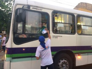 Panfletagem na Av. Visconde de Maracaju