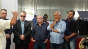 Luciano Bispo também parabeniza o presidente do TJSE, Cezário Siqueira