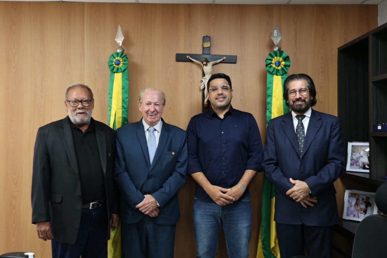 Jeferson Andrade recebe integrantes do Conselho Federal de Técnicos Agrícolas